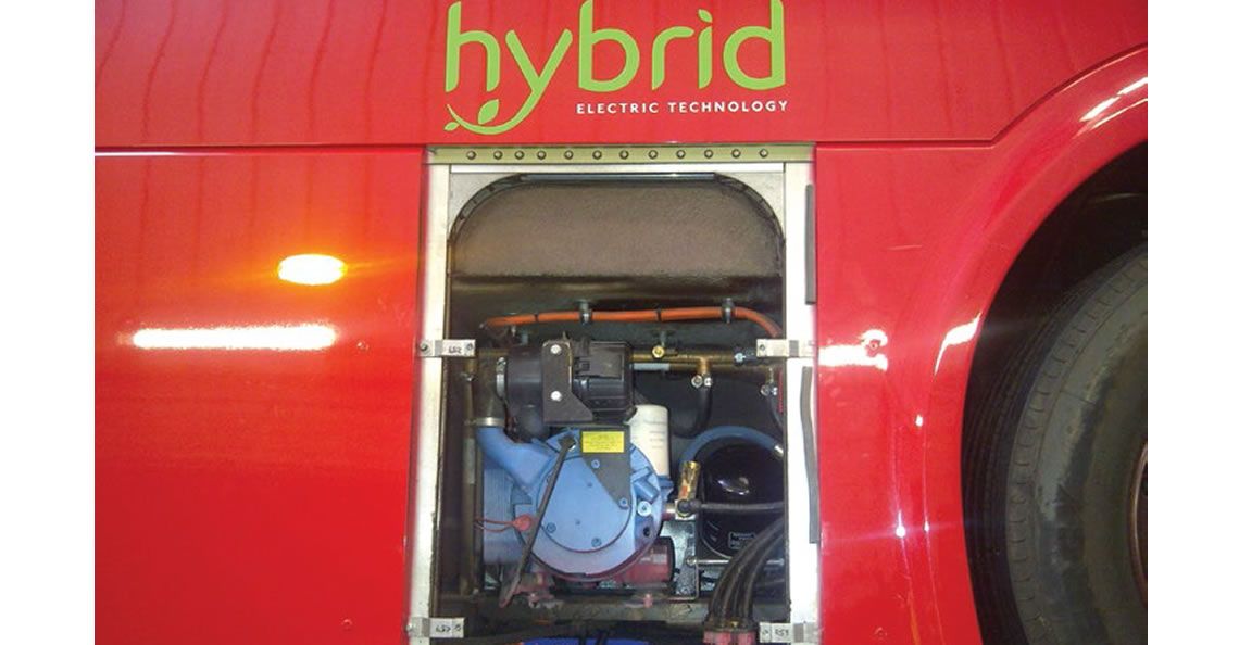 HydroVane Hybridbus für London